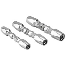 Reusable Hydraulic Hose Fittings Repair Kit,1/4In,3/8In,1/2In ID Hydraulic Hose Fittings,Hydraulic Hose Field Repair Kit