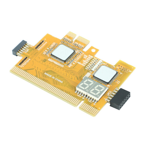 2X Detect Tool PCI-E LPC Multi Use Diagnostic Card Laptop Desktop Test Post LED Indicator PC Motherboard Debug Analyzer 1