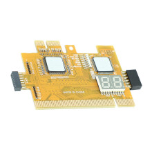 2X Detect Tool PCI-E LPC Multi Use Diagnostic Card Laptop Desktop Test Post LED Indicator PC Motherboard Debug Analyzer