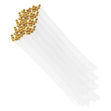 200 stück hand-flaggenmast-set, mini-flaggen ersatzstangen, leicht
