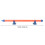 Fish Tank Air Stone Strip with Suction Cups Orange 2