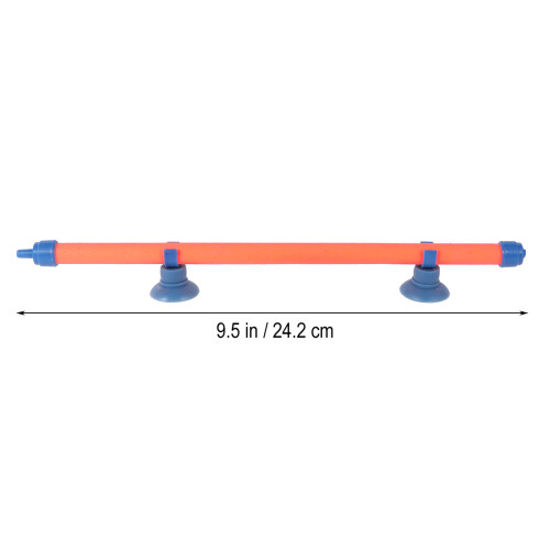Fish Tank Air Stone Strip with Suction Cups Orange 1