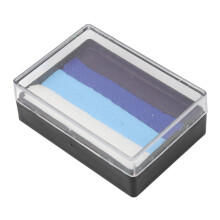 4-Farben-Split-Cake-Gesicht- und Körperfarben-Palette 30g Wasseraktiviert für Cosplay & Halloween