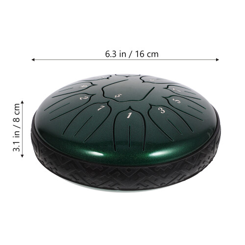 Home Practice Tongue Drum Emerald Set 1