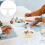 4pcs ceramic tea cups assorted colors household teaware 3
