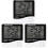 3Pcs Small Electronic Thermometer Clock White Indoor Digital Alarm 2