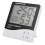 3Pcs Small Electronic Thermometer Clock White Indoor Digital Alarm 11