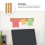 3Stk Khaki Korkleisten Büro Memo Board Selbstklebend 7