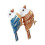 1 Broche Kledingspeld Goudkleurig 6
