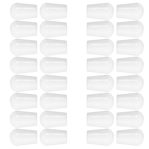 200St PVC Hanger End Tip Covers Wit Draad Bescherming Accessoires 1