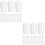 200St PVC Hanger End Tip Covers Wit Draad Bescherming Accessoires 8