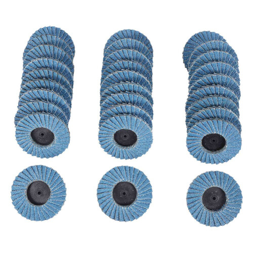 2 set 50mm 2 Inch Flap Disc Sanding Disk for Rolor Roll Lock Abrasive Tools 2