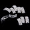 10 Stuks Gewelfde Strass Lint Gespen Schuifgespen 2