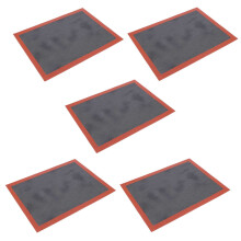 5X Perforierte Silikon Back Matte Anti Haft Back Ofen Zwischen Lage für Kekse / Brot / Makronen / Kekse Küchen Helfer