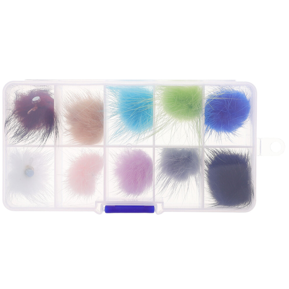 Photos - Manicure Cosmetics 4 Boxes Nail Pom Fluffy Ball Detachable Manicure Accessory
