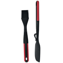 1Set Durable Silicone Cake Spatula Cream Scraper Oil Brush for Baking