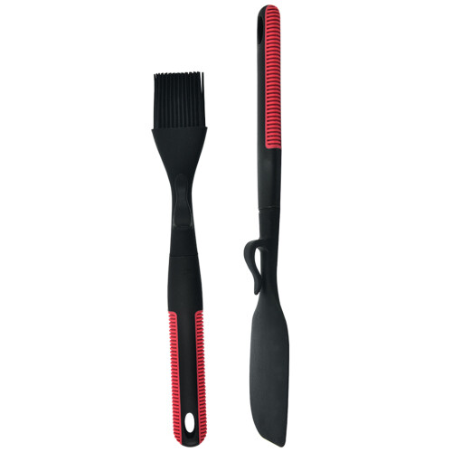 1Set Durable Silicone Cake Spatula Cream Scraper Oil Brush for Baking