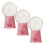 3Pcs Plastic Kids Candy Catcher Gumballs Machine Pink Compact 1