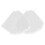 2St Witte Tulle Bruidsmouw Elegant Polyester Afneembaar Voor Buiten 9