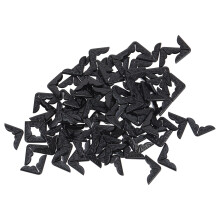 400Pcs Iron Book Corner Protectors Black Vintage Look Album and Folder