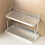 Kitchen Spice Rack 2-Layer Countertop Organizer Versatile Storage Rack for Condiments and Herbs Home Kitchen 3