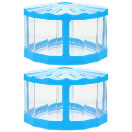 2St Ecologische Mini Visbakken Plastic Desktop Decor