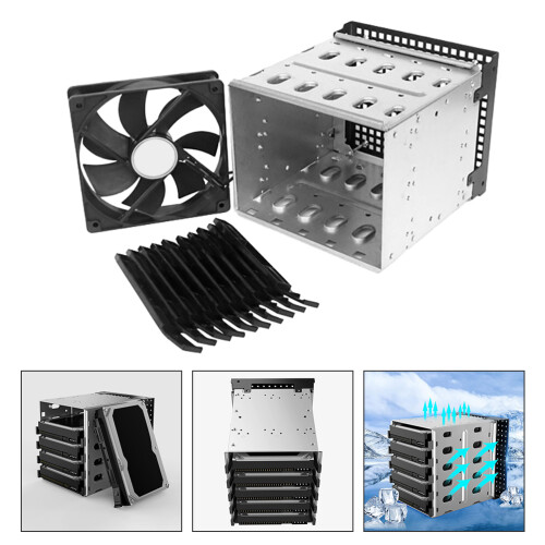 1Set Aluminium Hard Drive Storage Box Mit Einfachem Montagesystem 1
