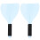 2Pcs Durable Plastic Haircut Mask Shield Sky-Blue for Face and Eyes 1