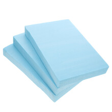 3Pcs Durable Sky-Blue Polystyrene Foam Sheets for DIY Scene Models