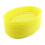 12Pcs Plastic Fruit Storage Baskets Creative Yellow Home Plates 1