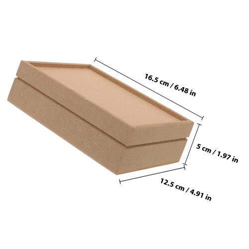 1Coffret En Bois Naturel Pour Rangement Décoration 1