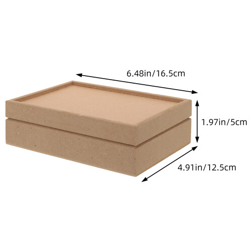 1Coffret En Bois Naturel Pour Rangement Décoration 2
