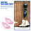 Elastische Schlittschuhhülle Plüsch Für Eisschlittschuhe Pink S 7