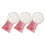 3Pcs Compact Pink Kids Candy Dispenser Plastic Gumballs Machine 1