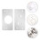 4 Sets Rvs Scharnier Reparatieplaat Voor Kast 4
