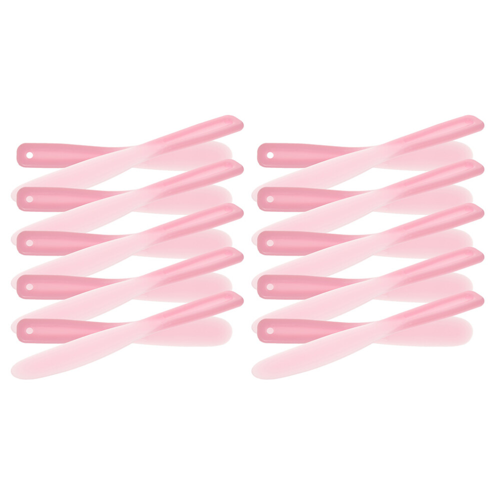 Ohphcall Pink 20Pcs Silicone Cosmetic Spatulas For Skincare Creams And Lotions