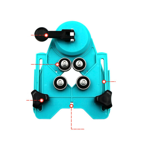 Durable Ceramic Glass Hole Drill Locator for Precise Tile Drilling
