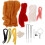1Set Wool Felt Needle Felting Kit Assorted Colors DIY Craft Tool Set 1
