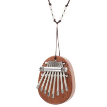 Wood Thumb Piano 8 Sound Mini Musical Instrument For Adults