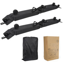 2 Pcs Universal Soft Roof Rack Pads for Kayak Canoe Surfboard, Foldable Car Roof Pads for Fiat Palio Weekend Scudo Viaggio