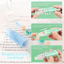 5 Pack Retractable Double Sided Tape Runner, Refillable Adhesive Tape Roller 0.23 Inch X 16.40 Ft, Glue Tape Roller