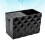 1 Pièce Boîte De Rangement Pour Ciseaux Double Fente Noir 8