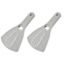 Flesopener Rasp Twee in een Gereedschap, Groente Rasp, Bierdop Opener Keukenhulp Cadeau Grijs