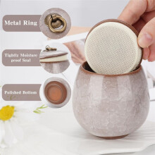 Portable Ceramic Teapot, Scented Tea, Dendrobium Teapot, Pet Urn, Jar,Powder, Ointment, Teapot Green
