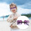 Kinder Sonnenbrille Mädchen Grau 5