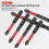 6pcs S2 25-150mm Impact Screwdriver Bits Magnetic Torque Screwdriver Impact Driver Bit Set 5