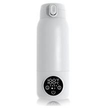 Portable Bottle Warmer&Travel Bottle Warmer for Car Journeys&Outdoor,Large Capacity Fast Heating for Breastmilk/Formula