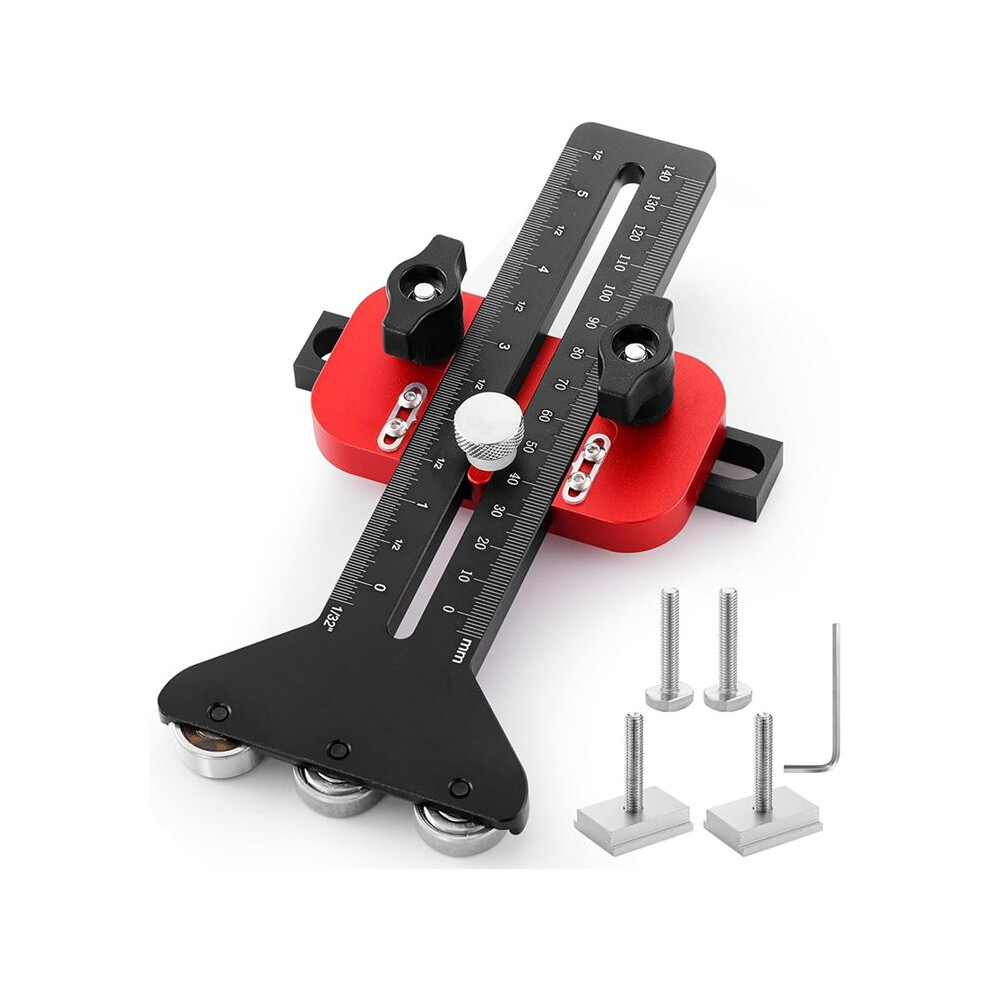 3-Pulleys Thin Rip Jig, Thin Rip Table Saw Jig Table Saw Jig Guide Woodworking Tools Fast Thin Ripping Guide 6033763674564