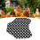 Hen Saddle Apron Double Layer Canvas Black Dot 13