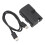 Full Decoded Dummy Battery for DSLR Cameras Type C 50cm Cable 35g 16